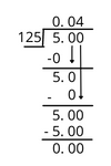 fraction to decimal conversion long division method